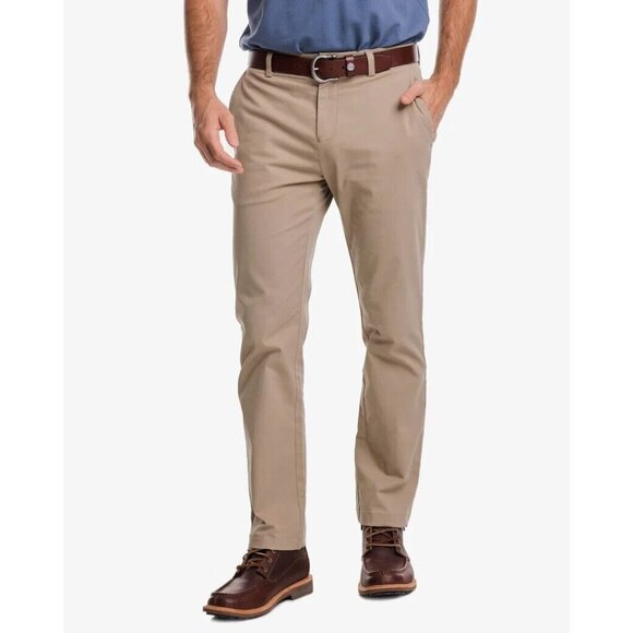 Southern Tide Channel Marker Chino Pants Men’s 38x30 Tan Khaki New NWT - Picture 1 of 10